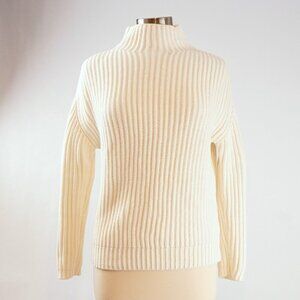 Gap Chunky Knit Mock Neck Sweater 100% Cotton